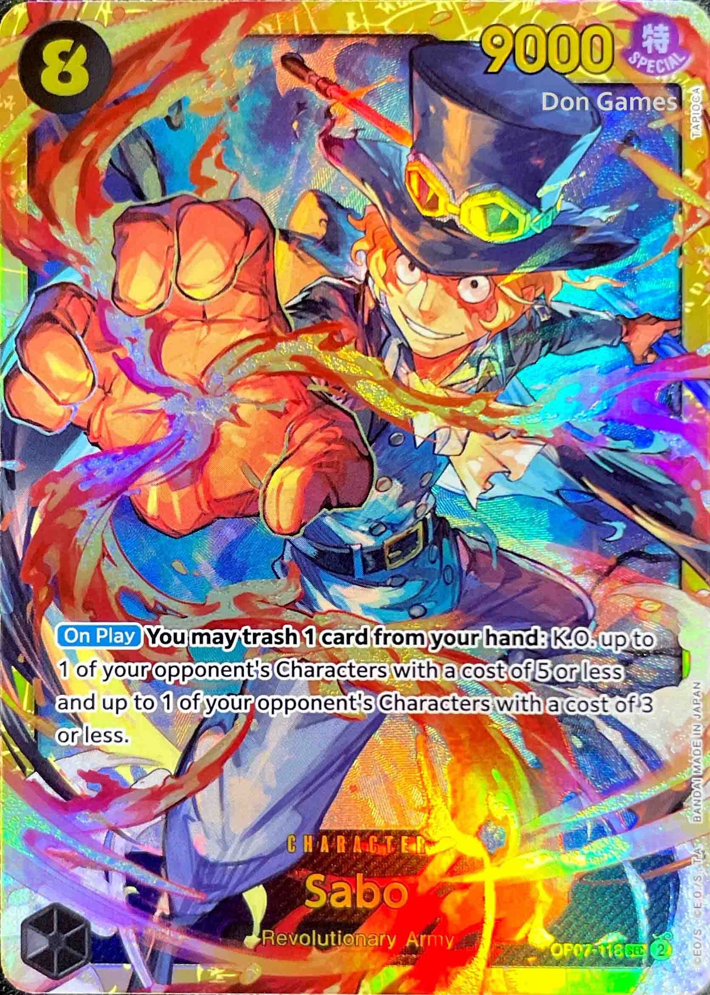 OP07-118 Sabo Character Card