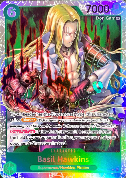OP07-029 Basil Hawkins Character Card