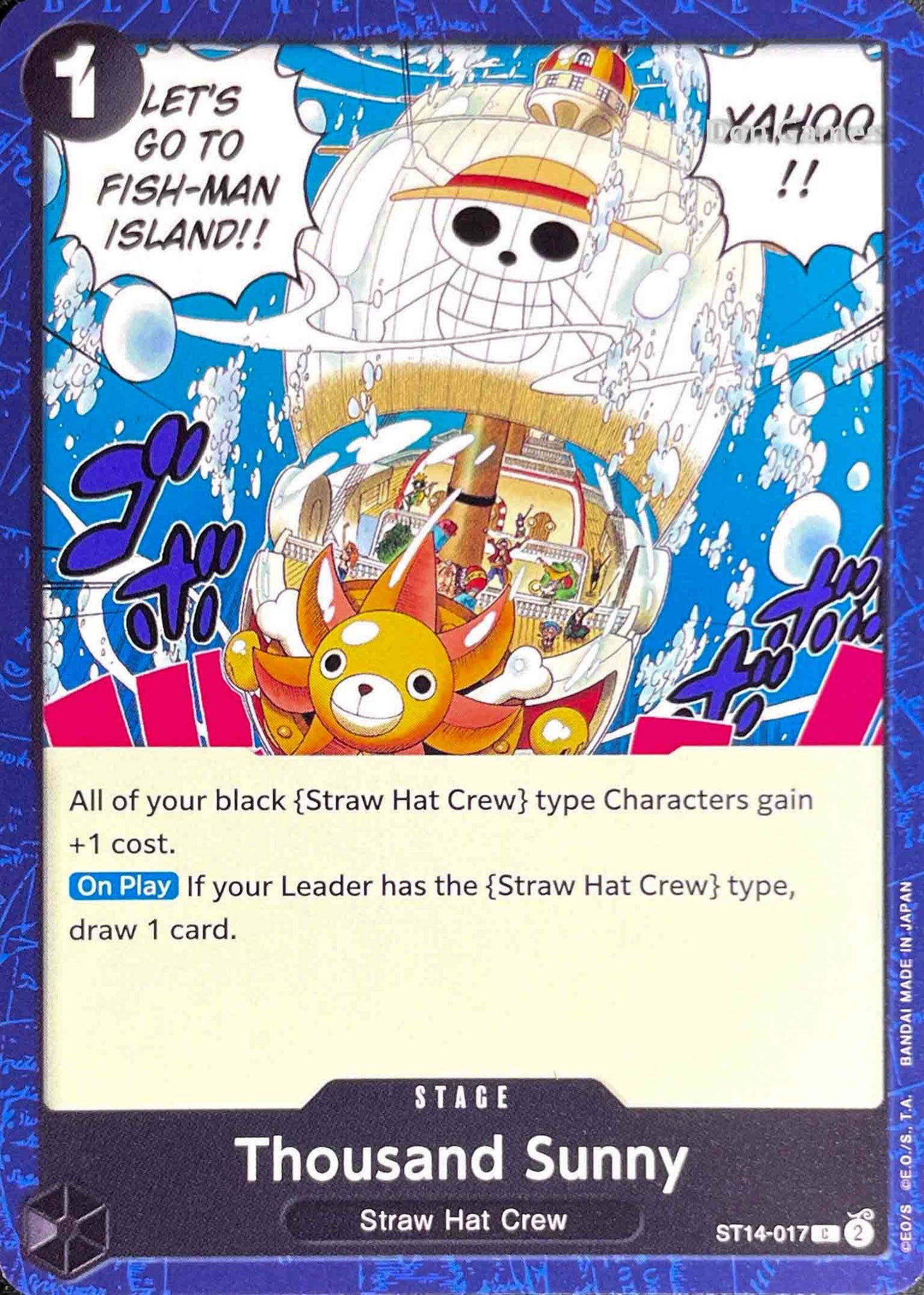 ST14-017 Thousand Sunny Stage Card