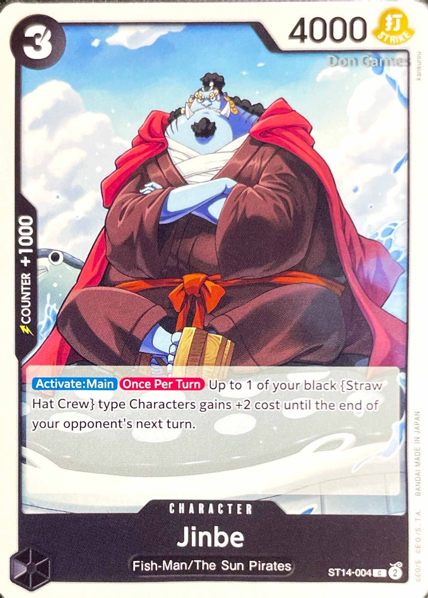 ST14-004 Jinbe Character Card