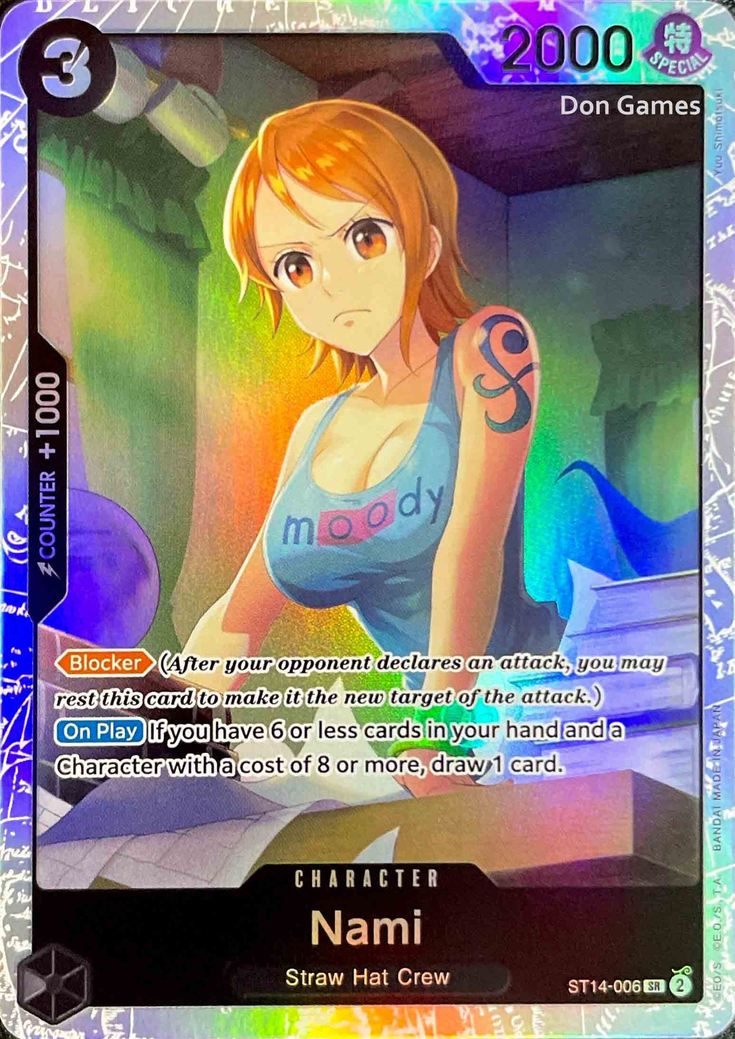 ST14-006 Nami Character Card