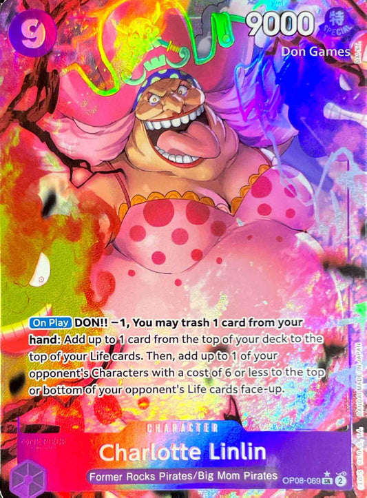 OP08-069 Charlotte Linlin Character Card Alternate Art