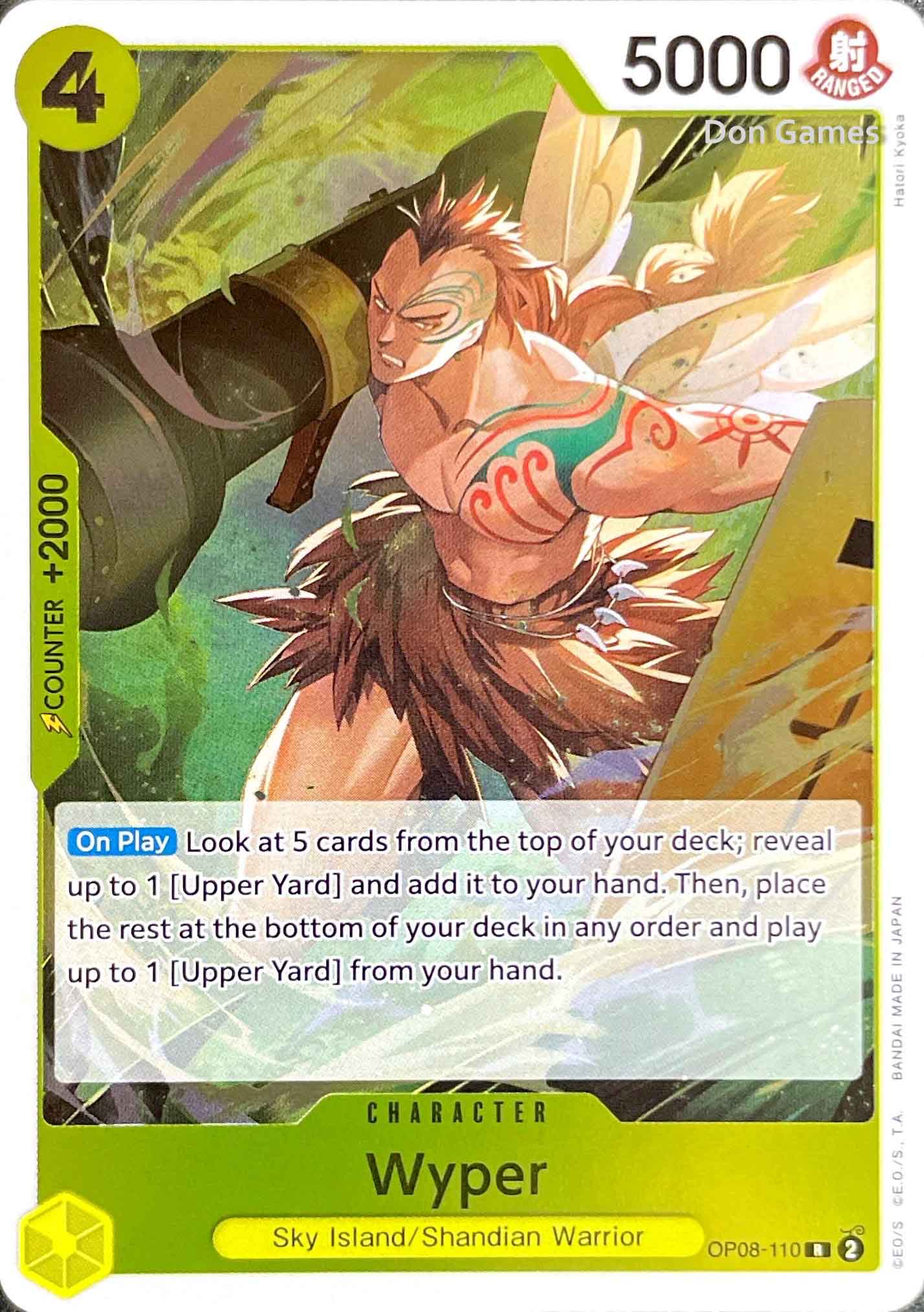OP08-110 Wyper Character Card