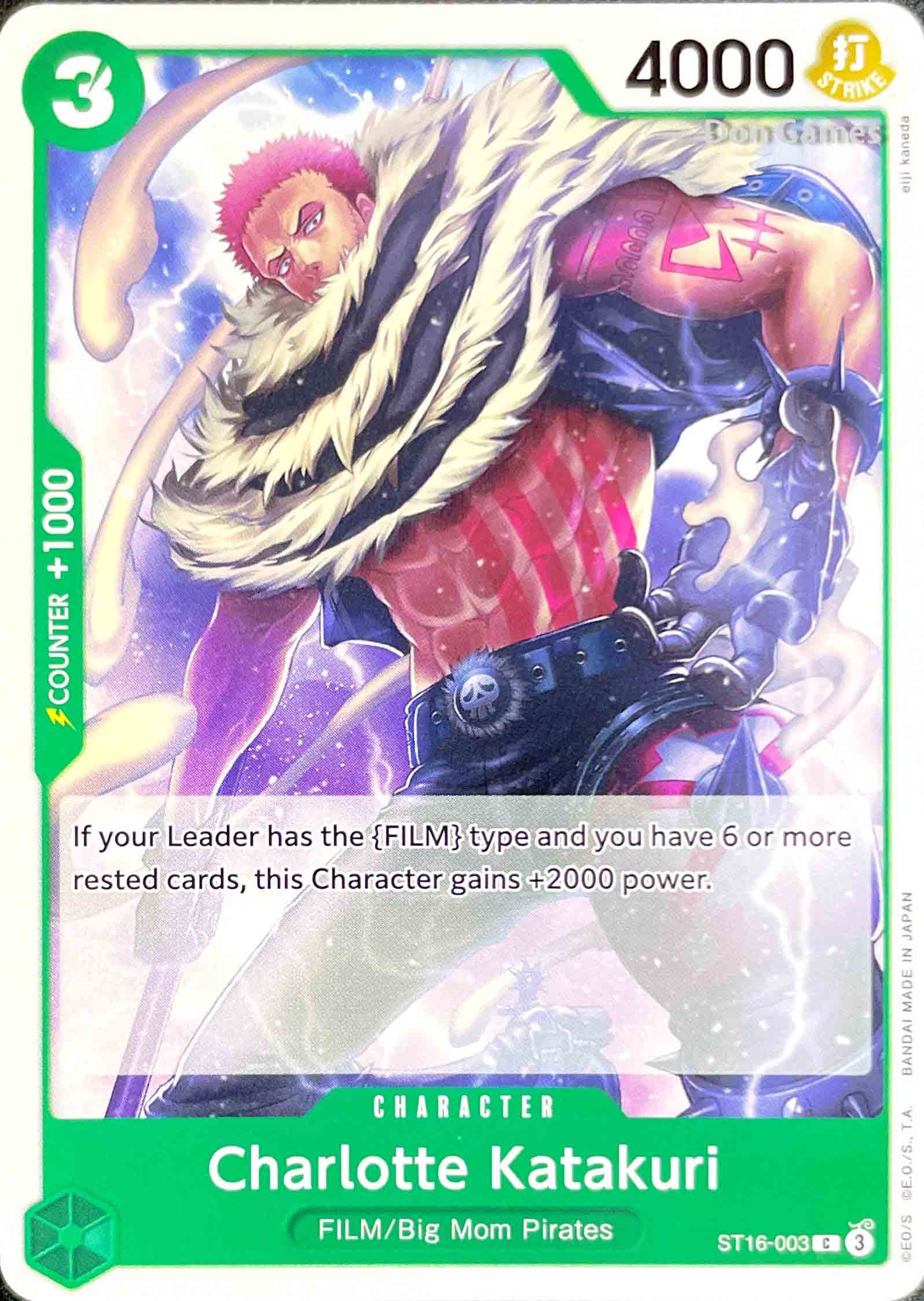 ST16-003 Charlotte Katakuri Character Card Don Games ST16-003 Charlotte Katakuri Character Card Don Games