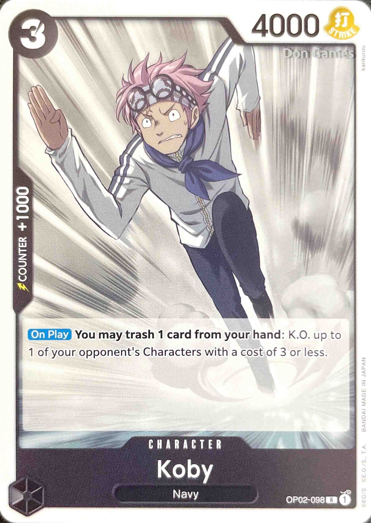 OP02-098 Koby Character Card Non-Foil