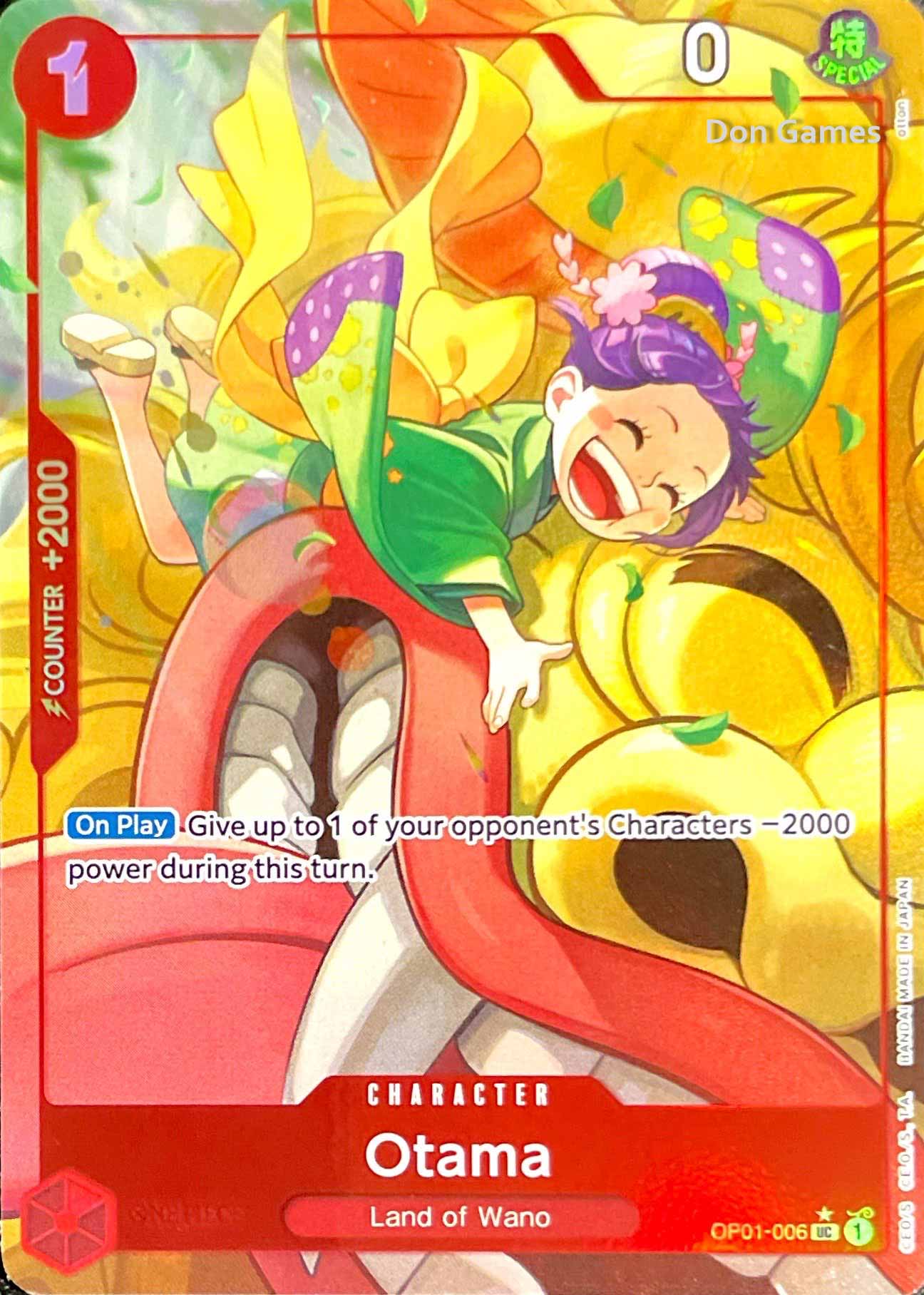 otama one piece card game - - OP13 Like new Character Cost Otama (Parallel) [500 Years in