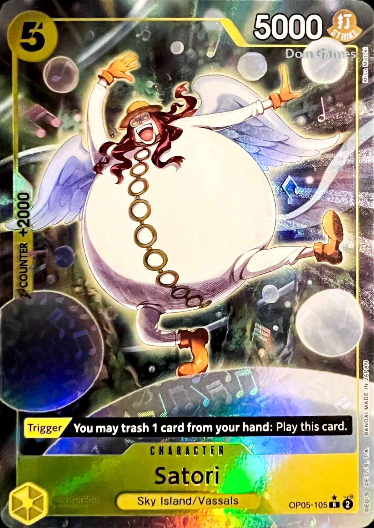 OP05-105 Satori Character Card Extended Art