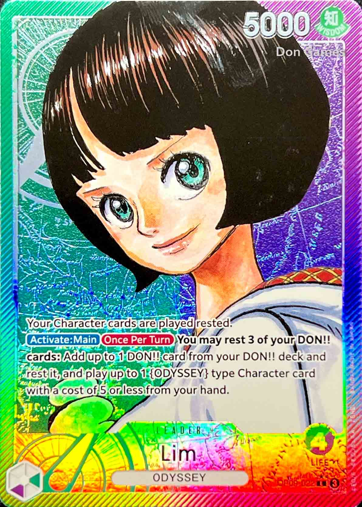 one piece tcg lim deck OP09-022 Lim Leader Card Alternate Art – Don Games