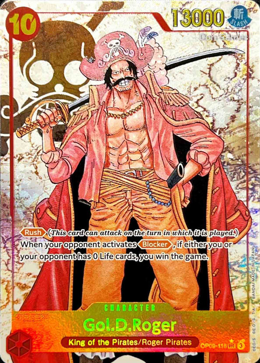 OP09-118 Gol. D. Roger Character Card Alternate Art