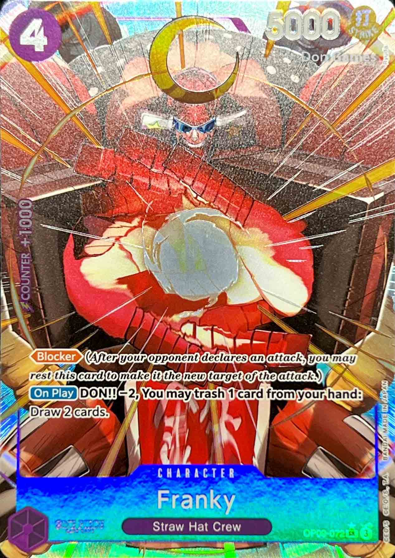 OP09-072 Franky Character Card Alternate Art