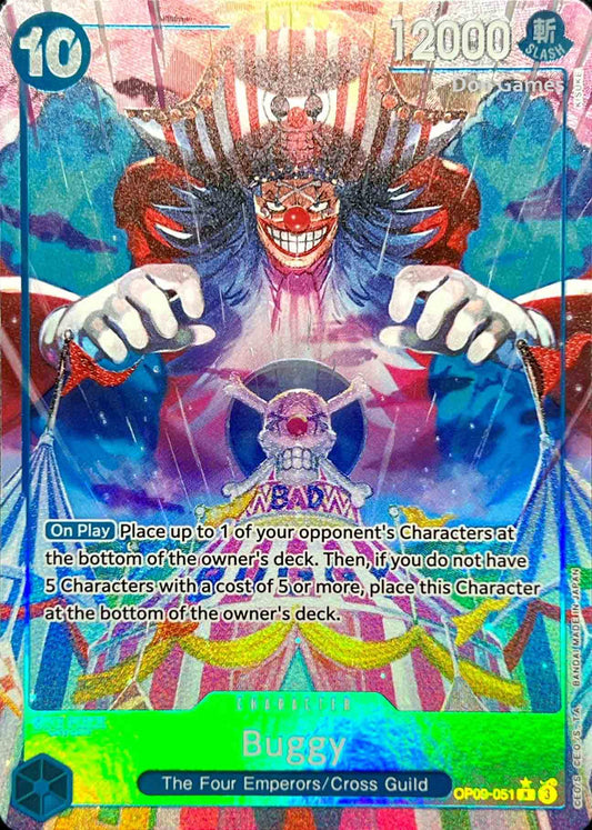 OP09-051 Buggy Character Card Alternate Art