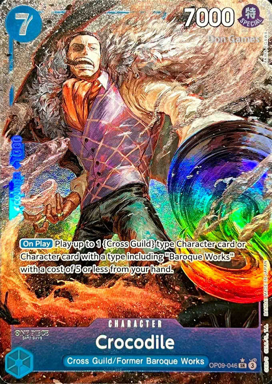 OP09-046 Crocodile Character Card Alternate Art