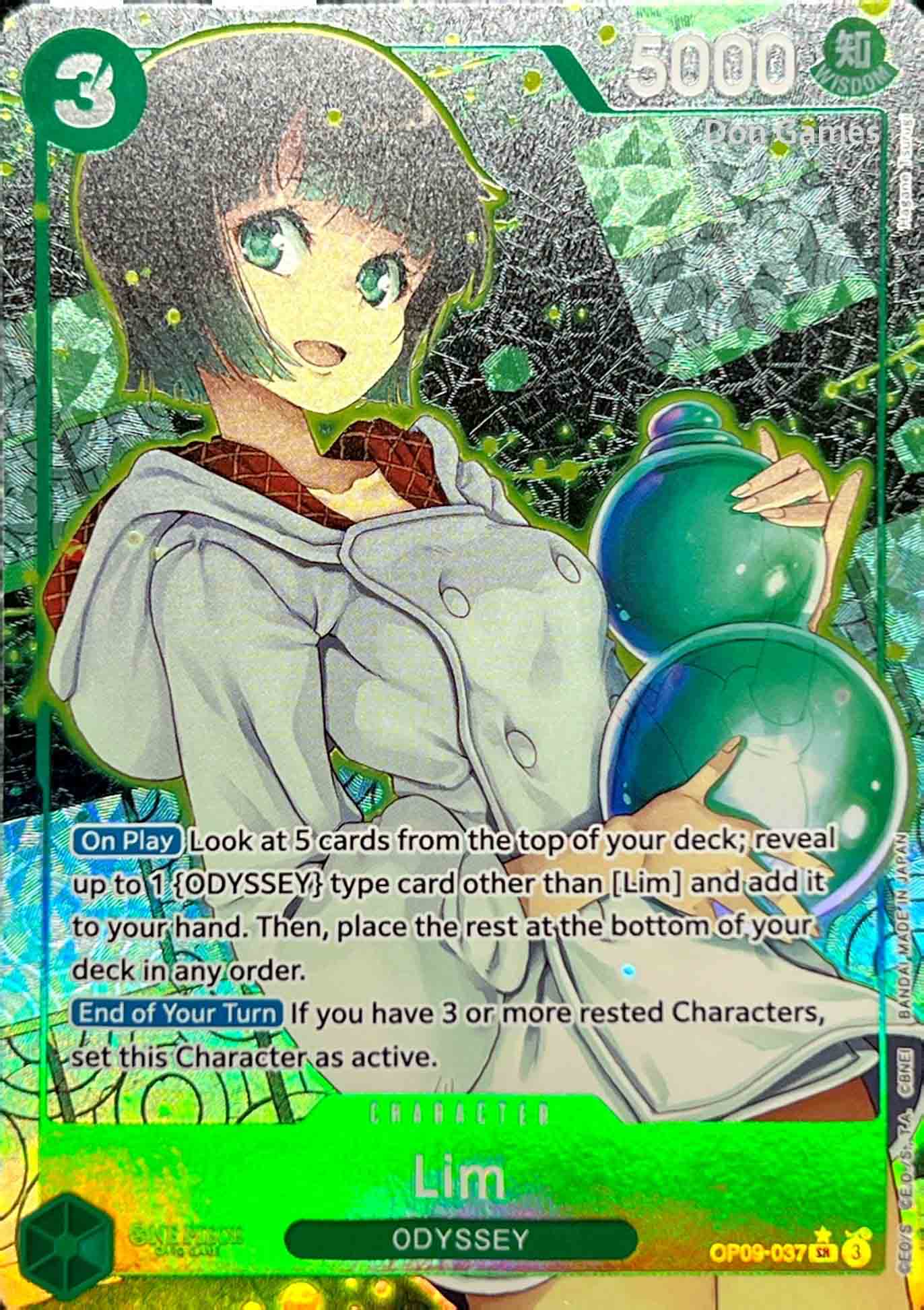 OP09-037 Lim Character Card Alternate Art