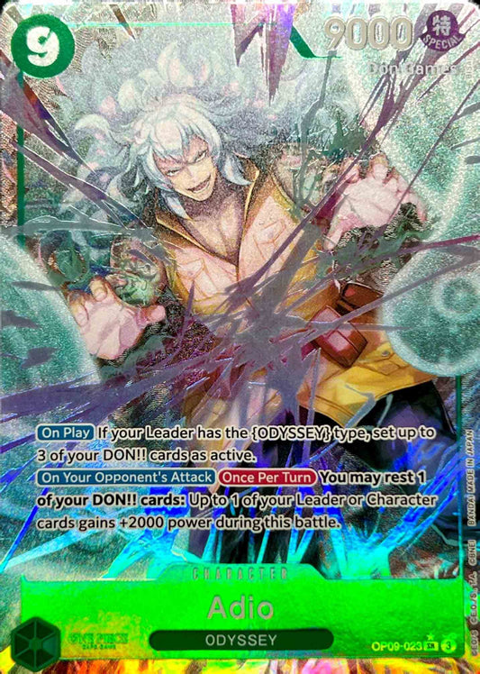 OP09-023 Adio Character Card Alternate Art