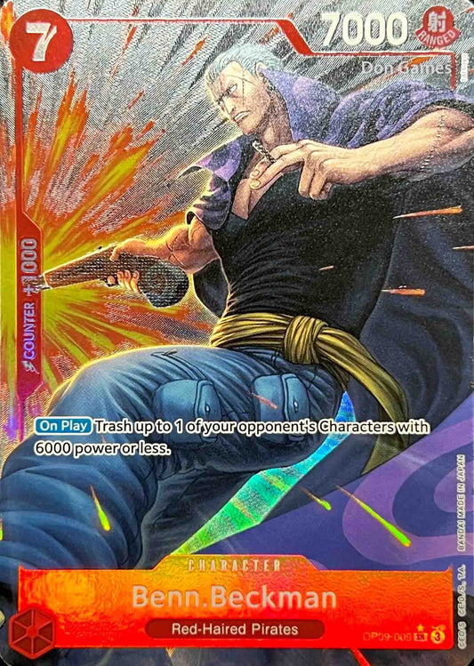 OP09-009 Benn. Beckman Character Card Alternate Art