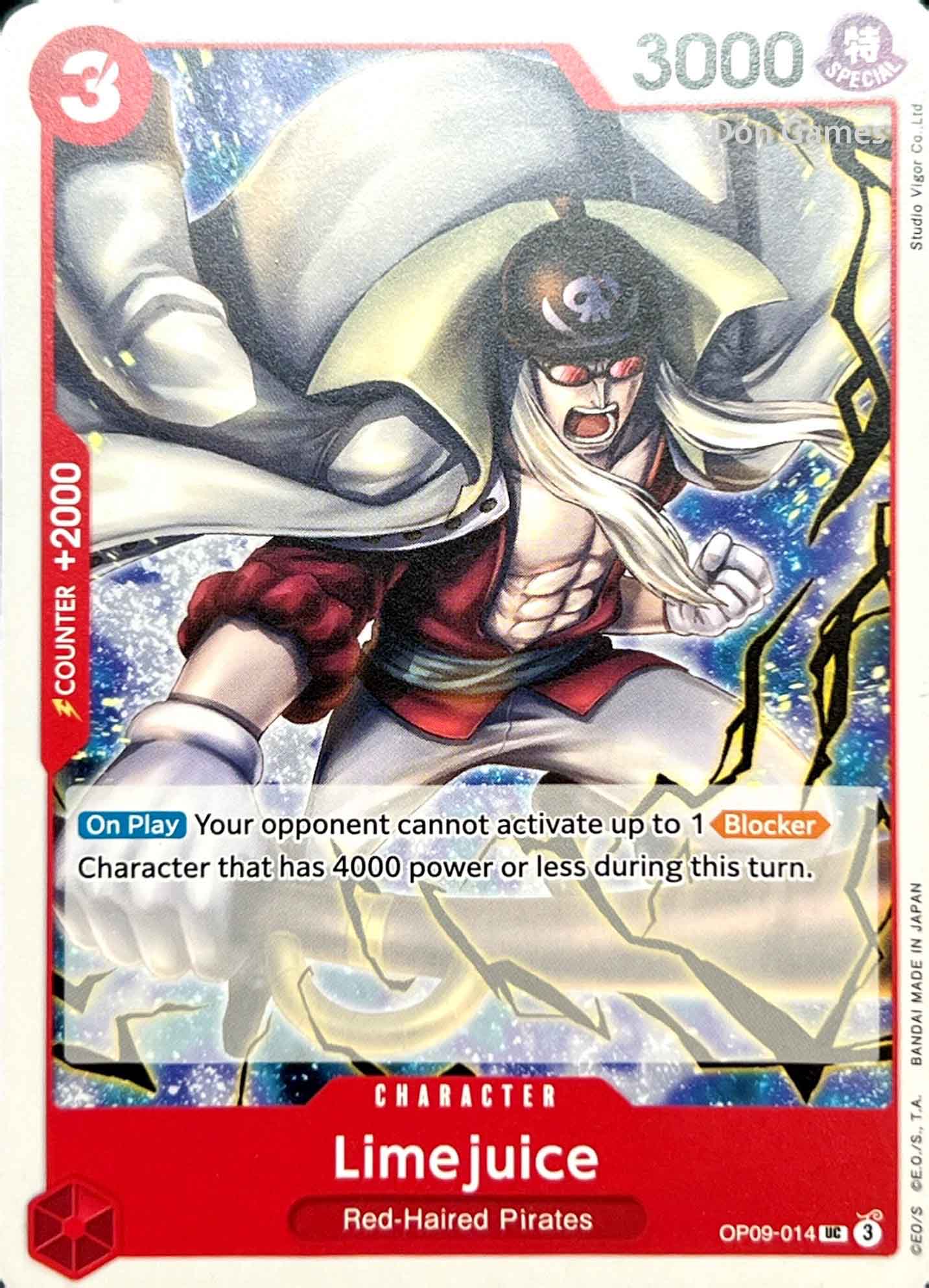 OP09-014 Limejuice Character Card