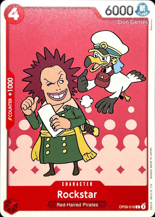OP09-016 Rockstar Character Card