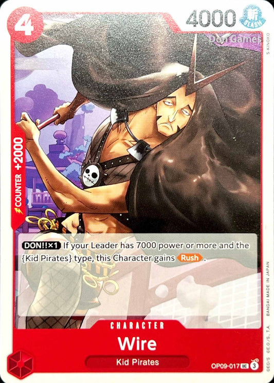 OP09-017 Wire Character Card