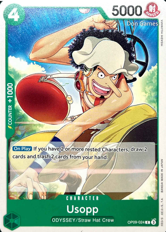 OP09-024 Usopp Character Card
