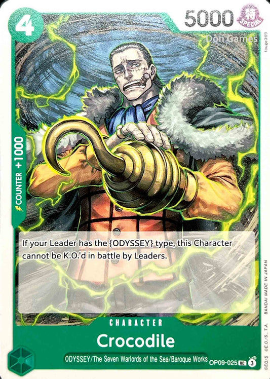 OP09-025 Crocodile Character Card