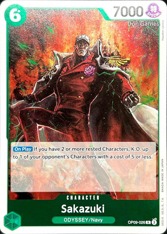 OP09-026 Sakazuki Character Card