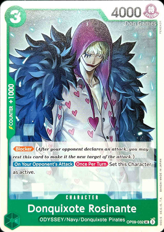 OP09-032 Donquixote Rosinante Character Card