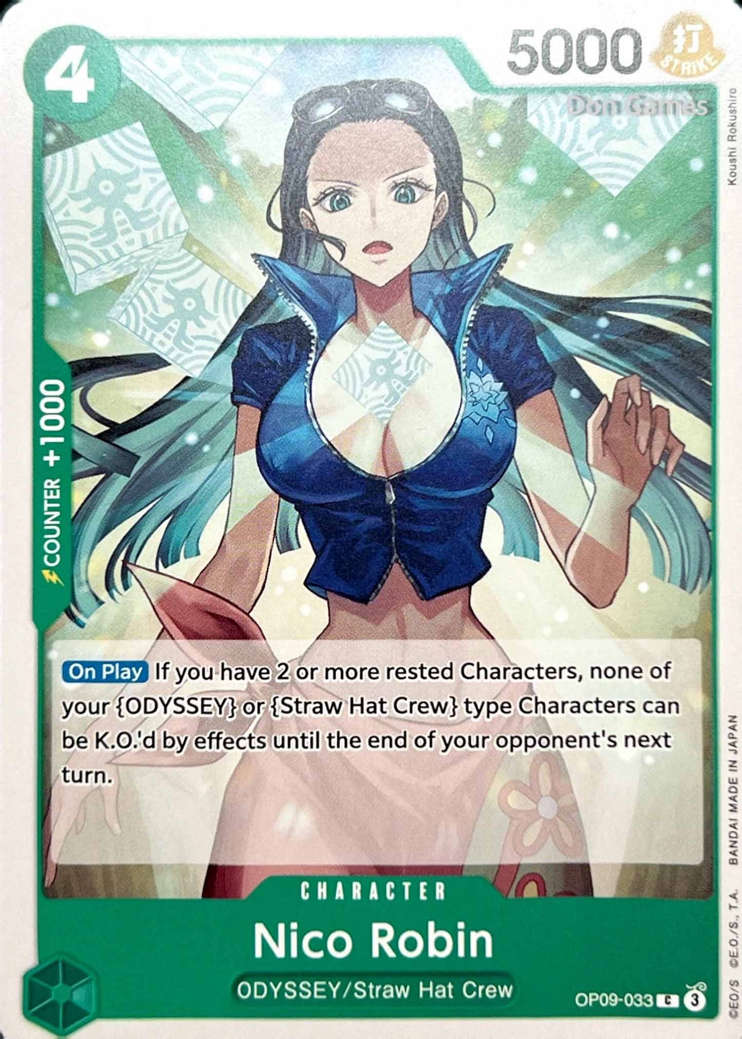 OP09-033 Nico Robin Character Card