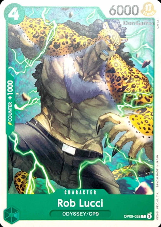 OP09-038 Rob Lucci Character Card