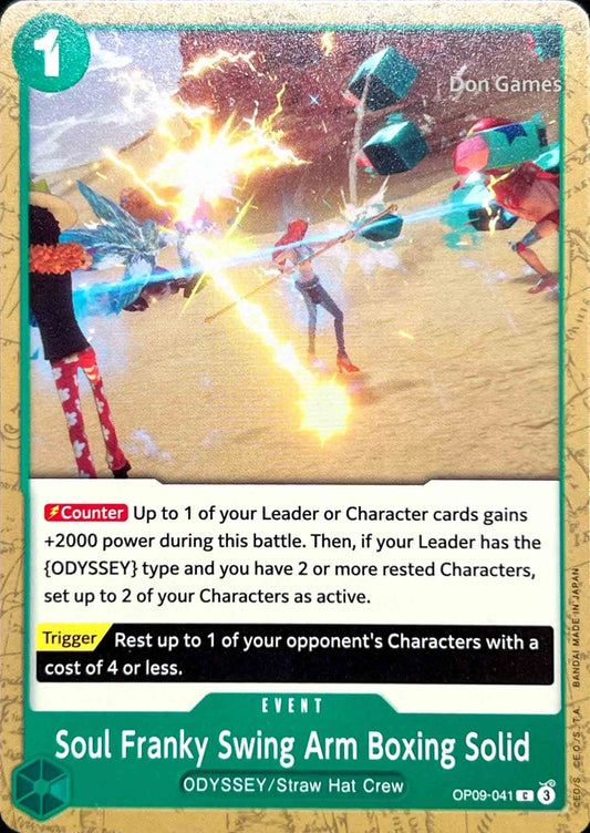 OP09-041 Soul Franky Swing Arm Boxing Solid Event Card