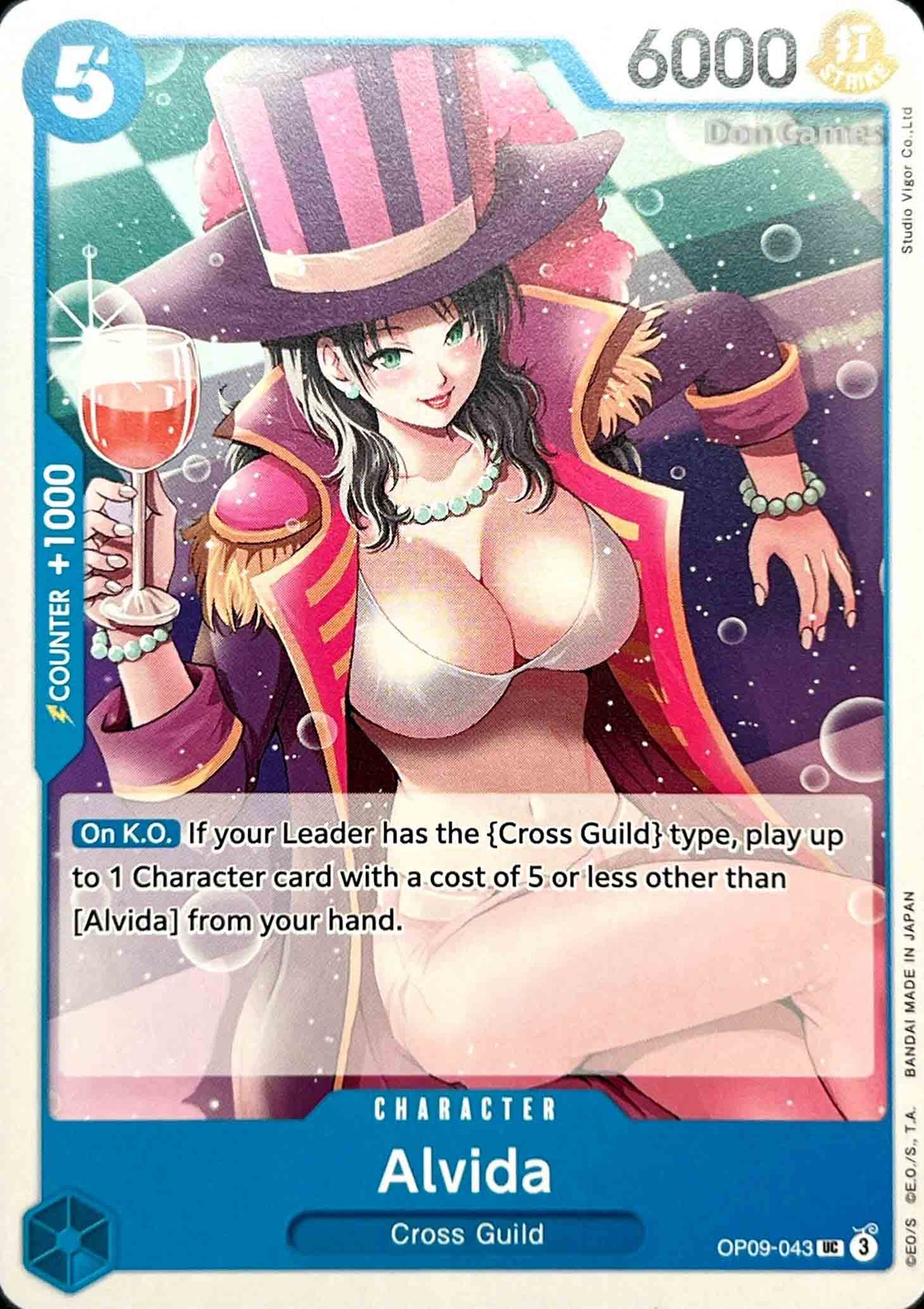 OP09-043 Alvida Character Card