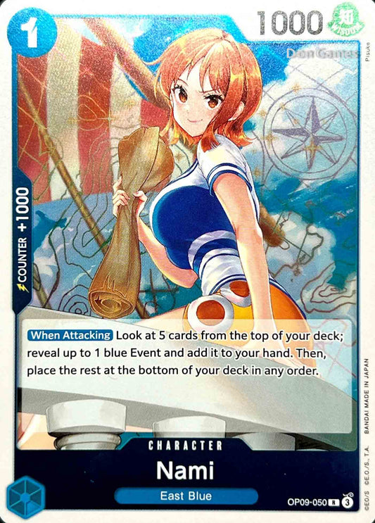 OP09-050 Nami Character Card