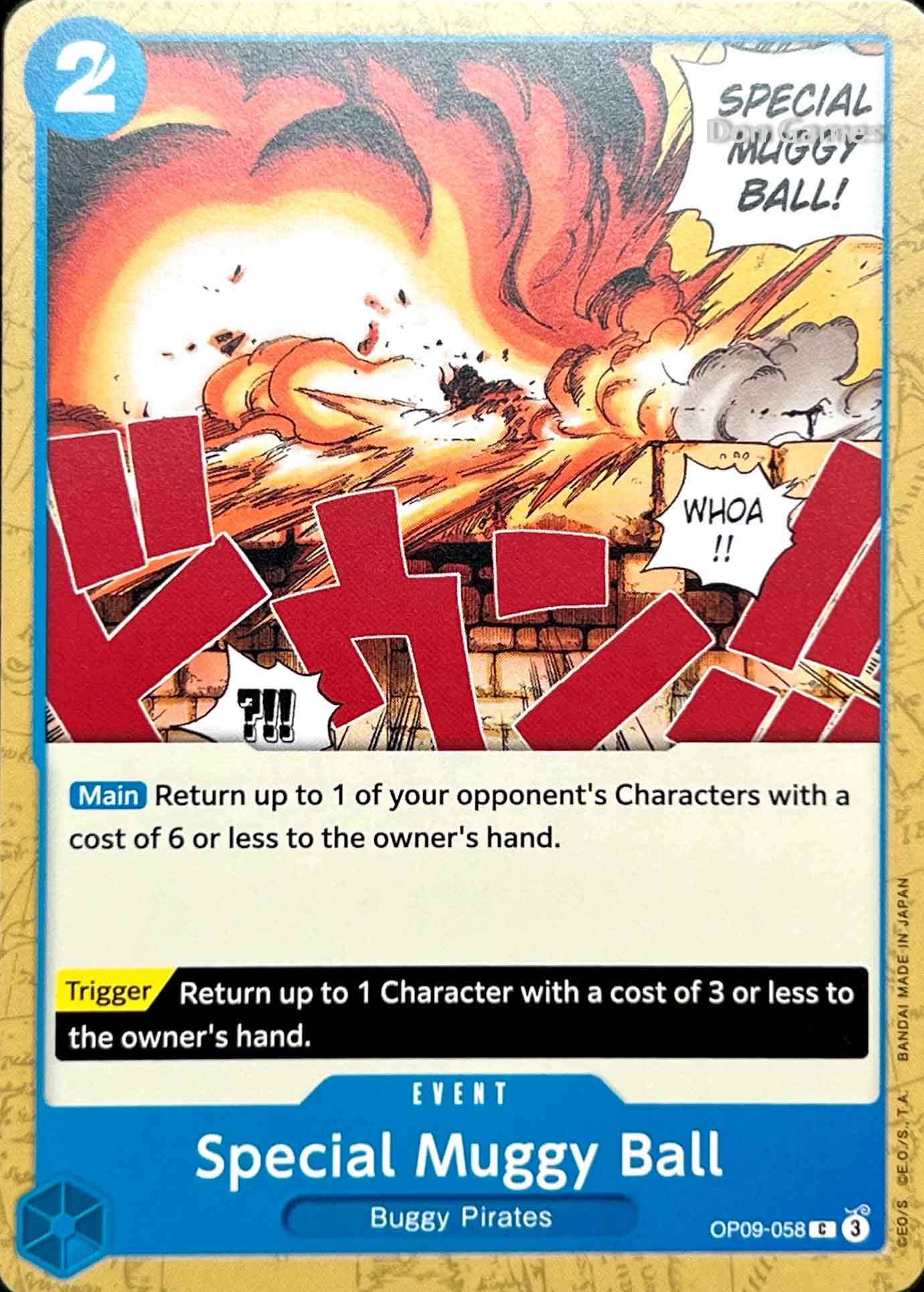 OP09-058 Special Muggy Ball Event Card