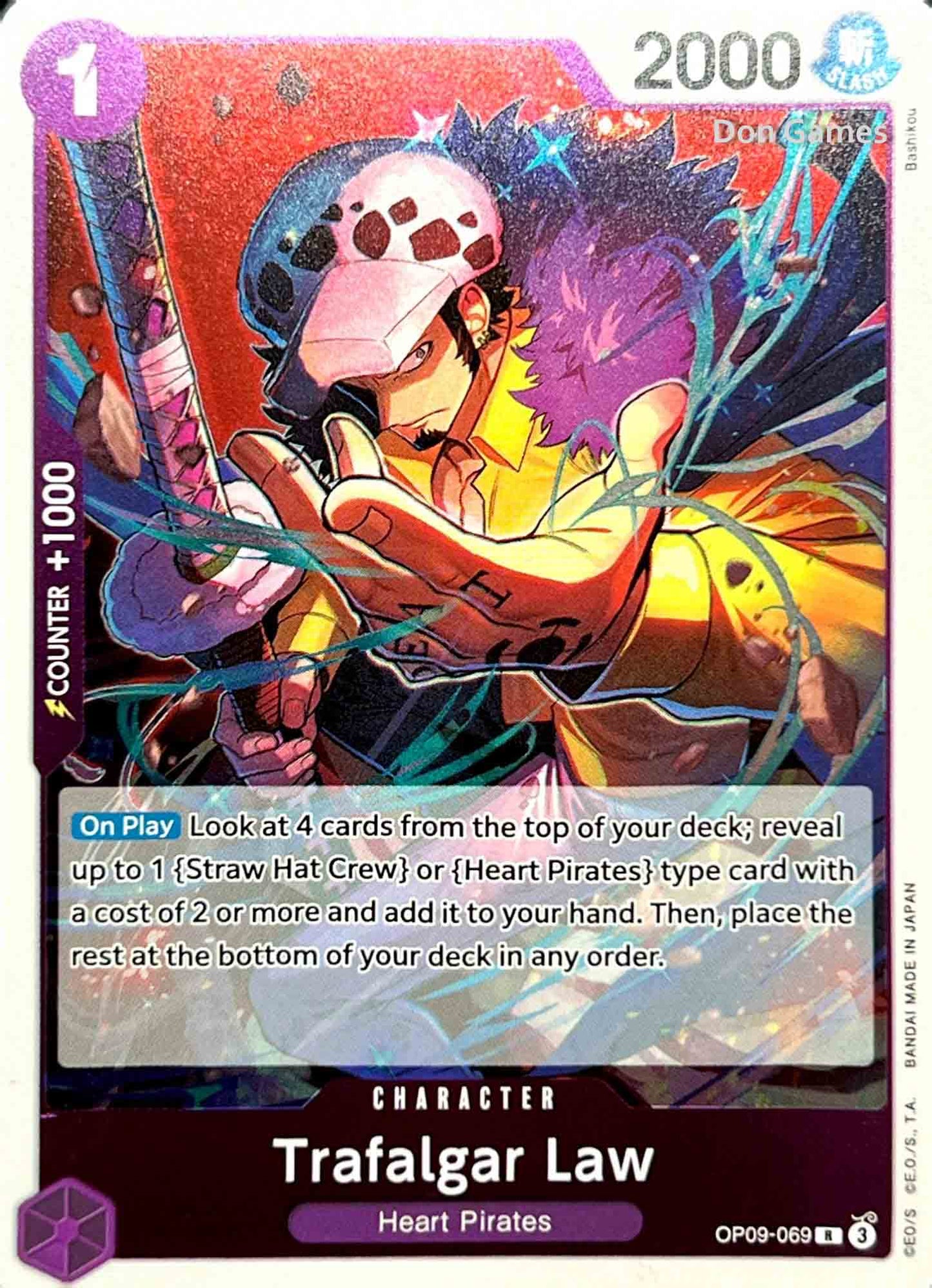 OP09-069 Trafalgar Law Character Card
