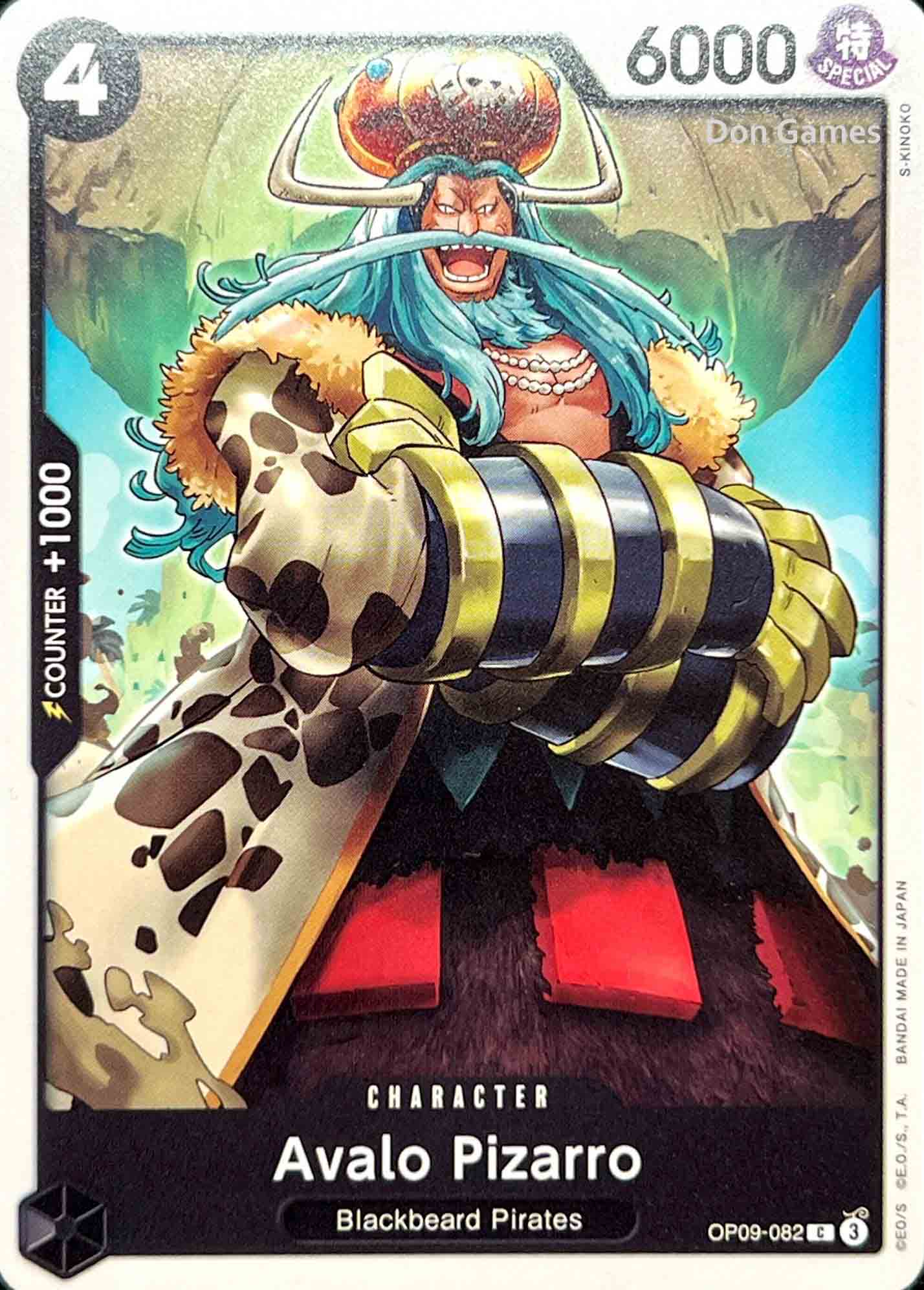 OP09-082 Avalo Pizarro Character Card