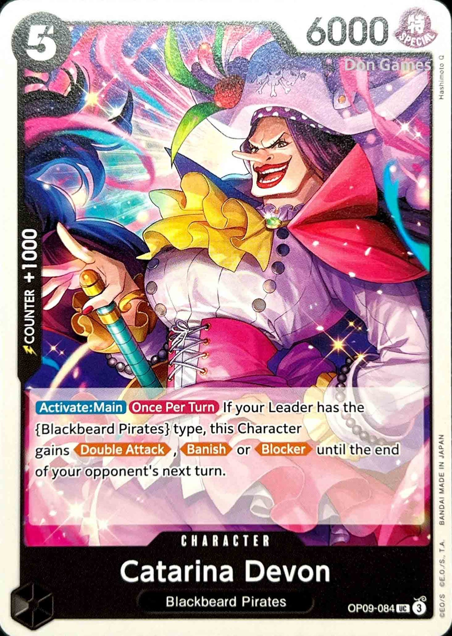 OP09-084 Catarina Devon Character Card