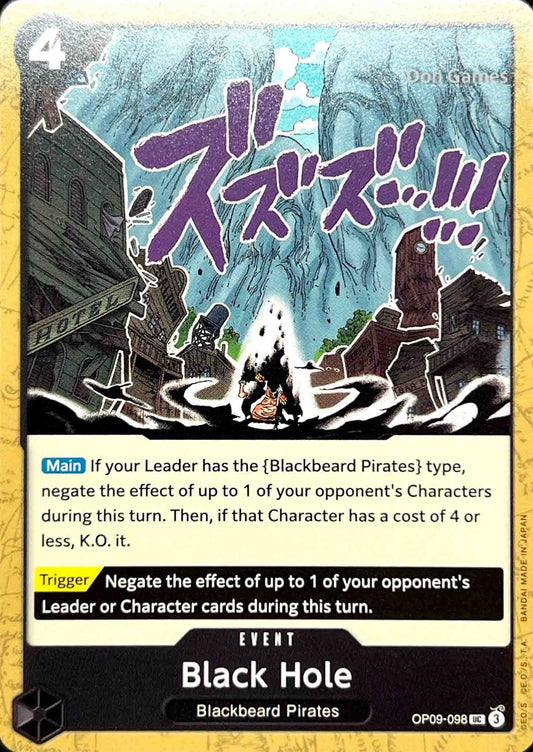 OP09-098 Black Hole Event Card