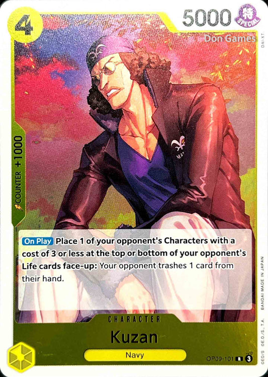 OP09-101 Kuzan Character Card