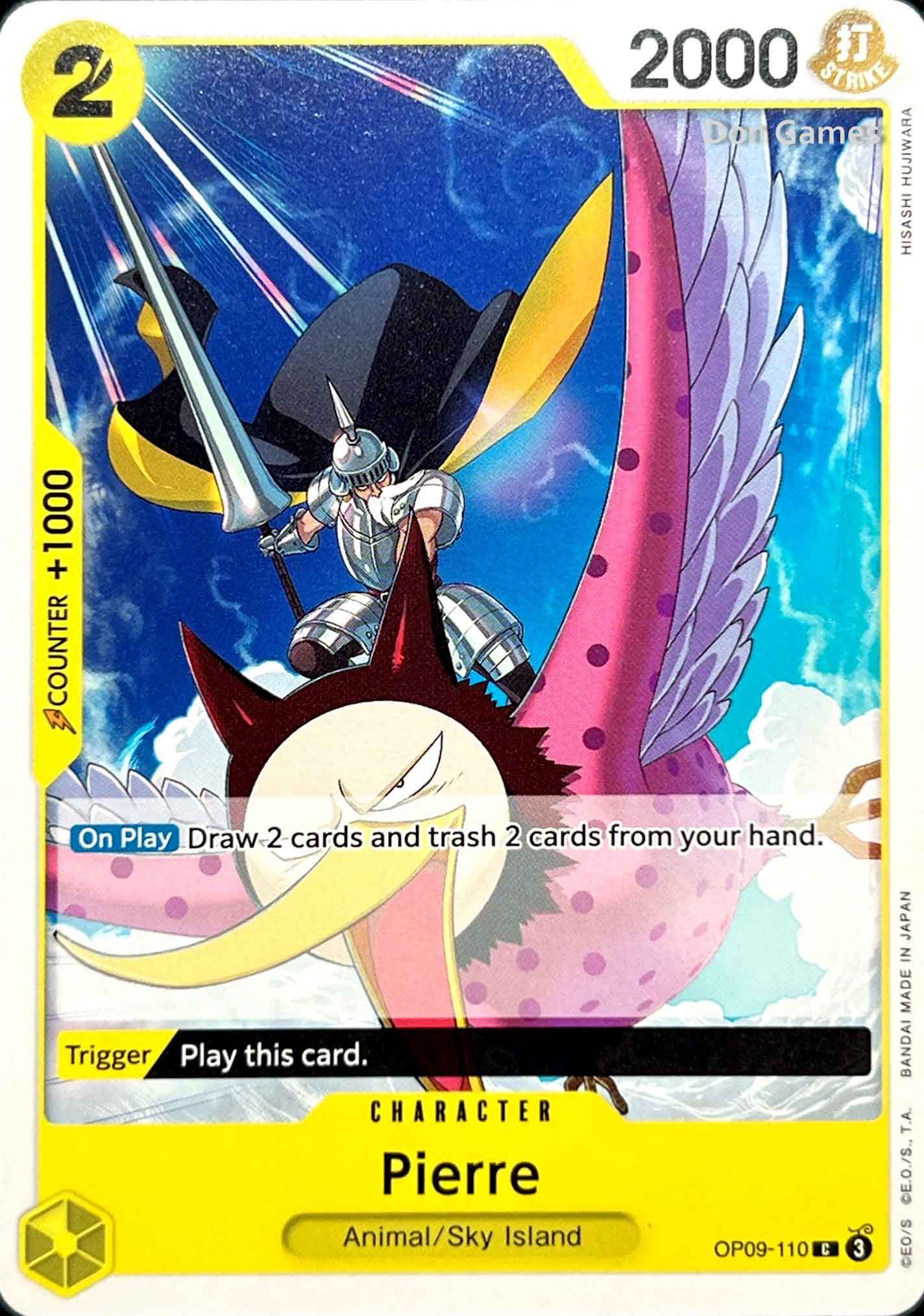 OP09-110 Pierre Character Card