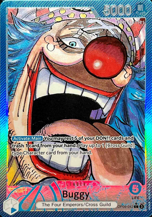 OP09-042 Buggy Leader Card Alternate Art