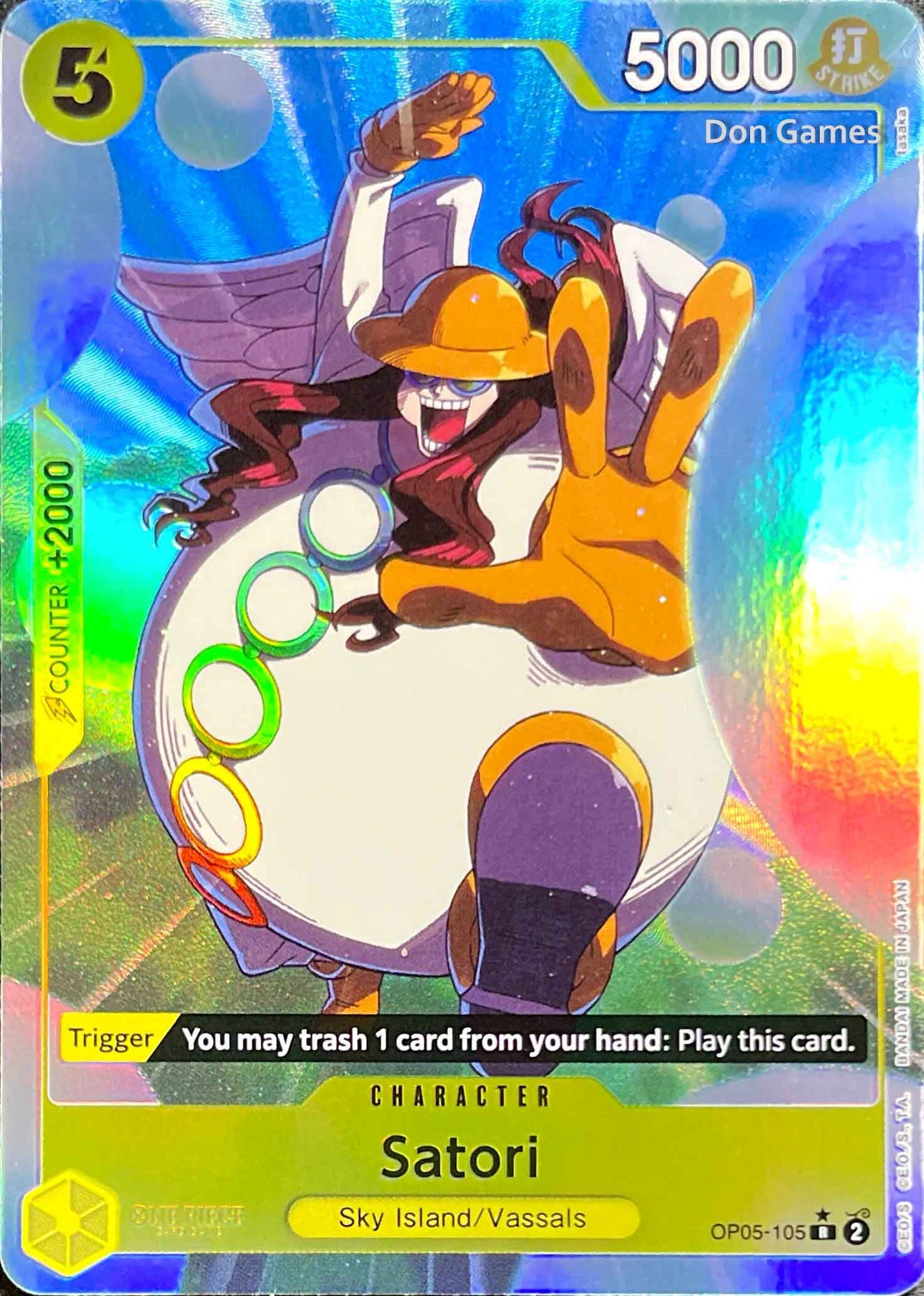 OP05-105 Satori Character Card Alternate Art (PRB-01)
