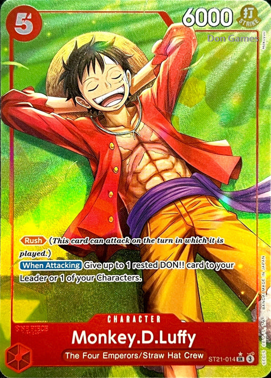 ST21-014 Monkey. D. Luffy Character Card Extended Art