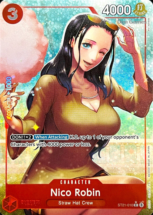 ST21-010 Nico Robin Character Card Extended Art