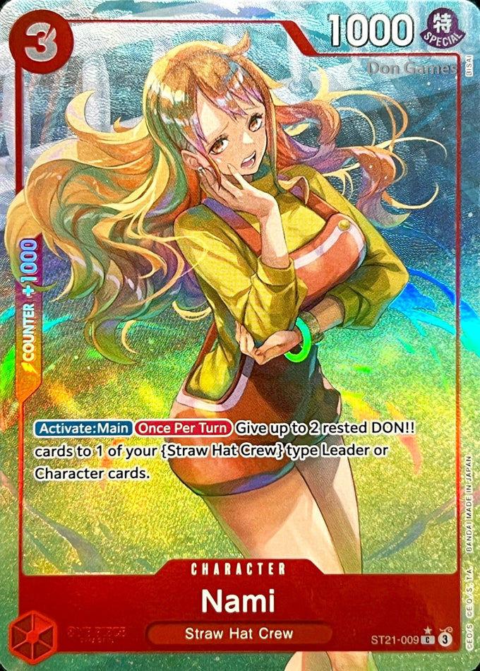 ST21-009 Nami Character Card Extended Art