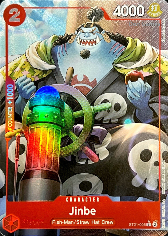 ST21-005 Jinbe Character Card Extended Art
