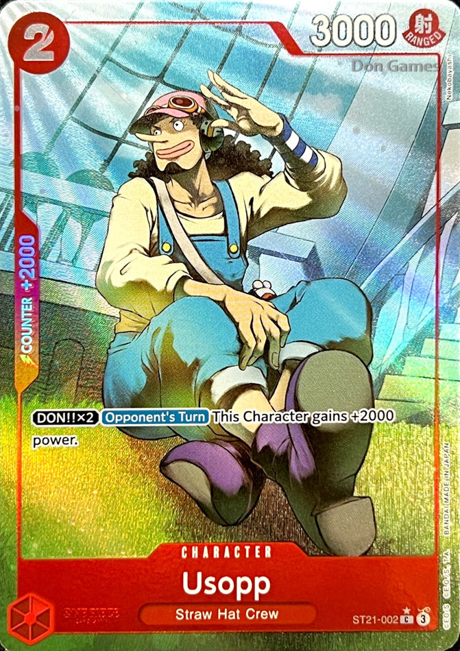 ST21-002 Usopp Character Card Extended Art