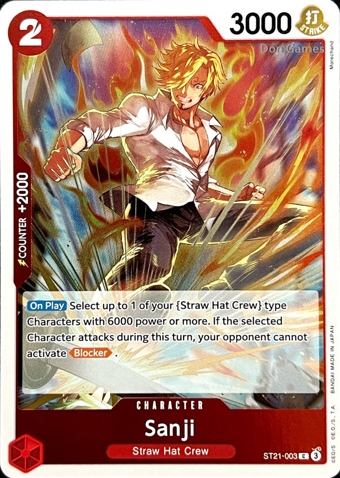 ST21-003 Sanji Character Card
