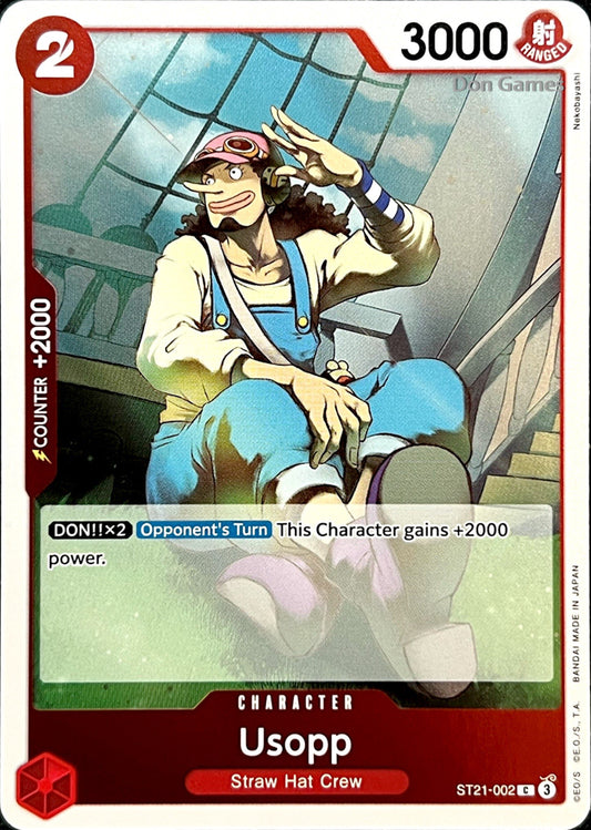 ST21-002 Usopp Character Card