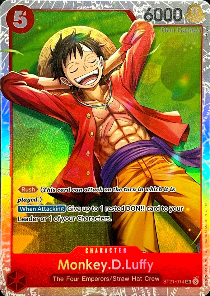 ST21-014 Monkey. D. Luffy Character Card