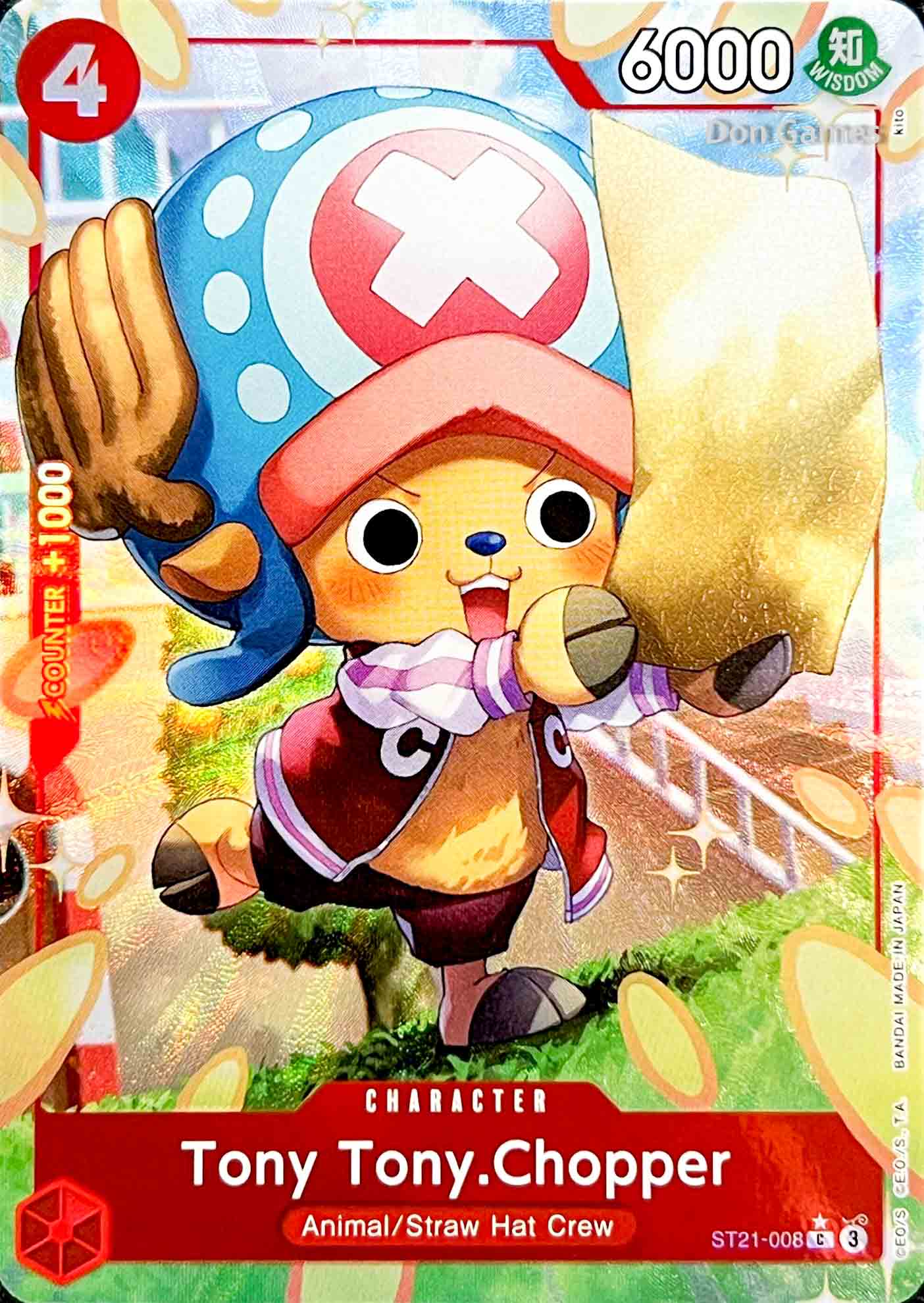 ST21-008 Tony Tony. Chopper Character Card Extended Art