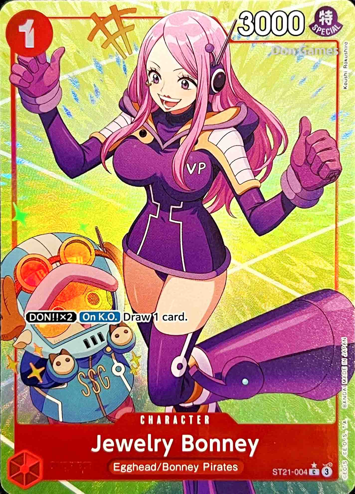 ST21-004 Jewelry Bonney Character Card Extended Art